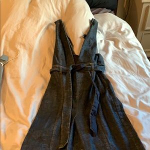 NWOT Anthropologie denim jumper sz 2